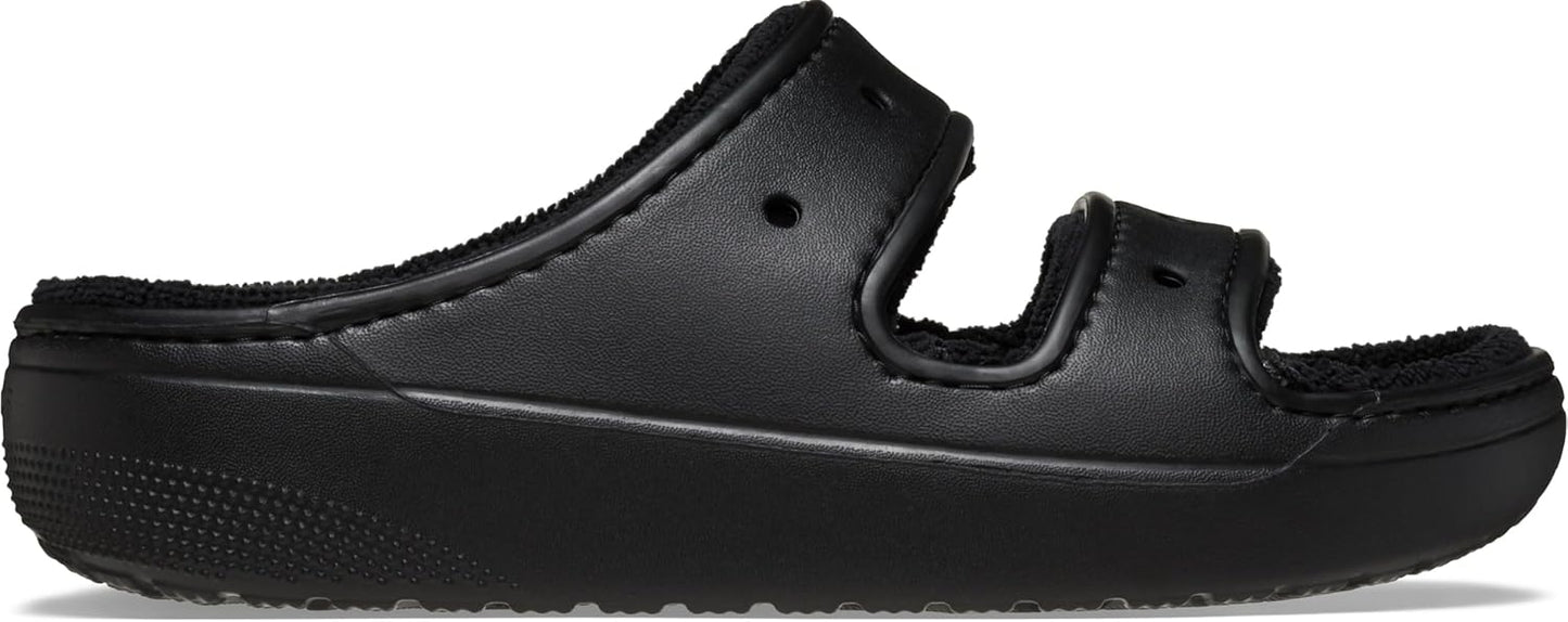 Crocs Unisex Adult Classic Cozzzy Towel Sandals, Fuzzy Slippers and Slides