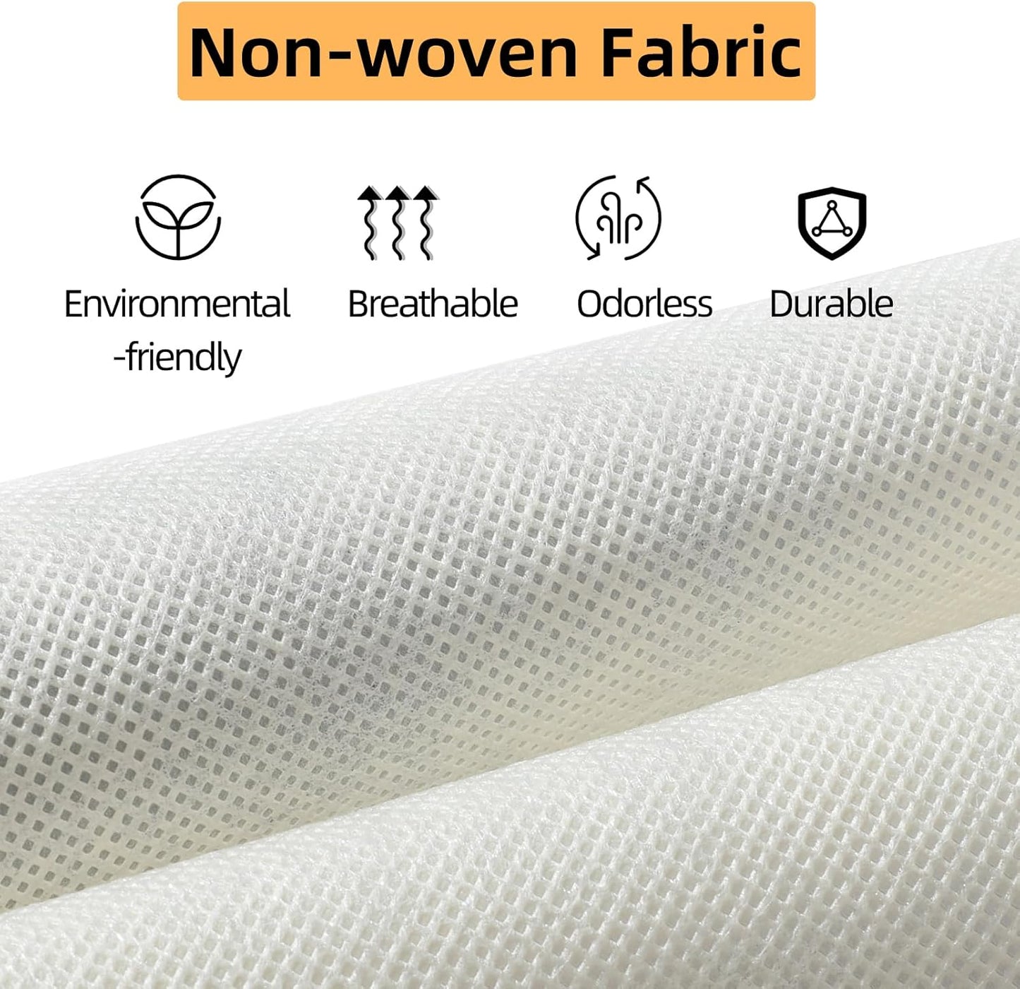 2 Packs Hanging Closet Organizer Storage, 6-Shelf Hanging Shelves Clothes Organizer and Storage with Side Pockets, Beige