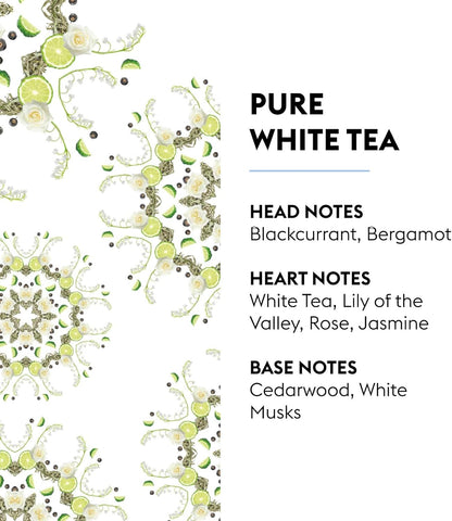 MAISON BERGER - Pure White Tea - Lampe Berger Fragrance Refill for Home Fragrance Oil Diffuser - Air Freshener - 33.8 Fluid Ounces - 1 Liter