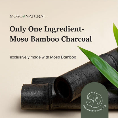 Moso Natural Air Purifying Bag 200g | Premium Bamboo Charcoal Odor Absorber for Home & Car | Closet Odor Eliminator, Small Room Deodorizer & Car Air Freshener | Long Lasting Charcoal Bags Cover 90sqft