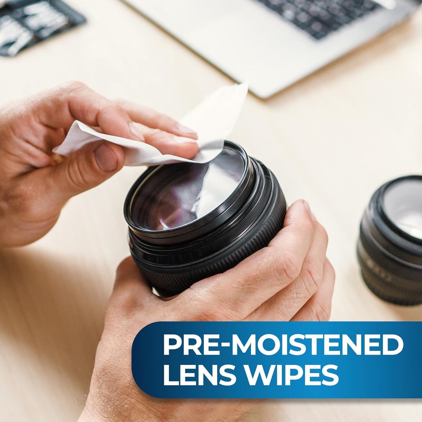 MED PRIDE Anti-Fog Lens and Screen Cleaning Wipes for Eyeglasses, Touch Screens, Premoistened, Anti-Static, Quick-Dry (200 200 Count (Pack of 1))