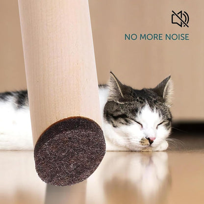 Fursafe&Q Felt Furniture Pads for Hardwood Floors -Self Adhesive Felt Chair Leg Pads，Furniture Feet Floor Protectors, Protect Floor from Nicks, Bumps and Scratch, 201 Pcs Kitchen Cabinet Door Bumper