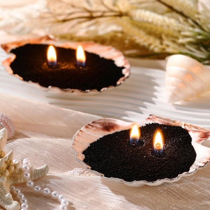 MTLEE Candle Sand 3.3 lb DIY Pearled Candle Making Kit Included 20 Pcs Wicks and Refillable Beaded Wax Sand Beaded Wax Gift with Wicks Self Extinguish for Home Wedding Party Women(Black)