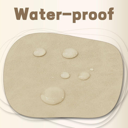 30-Inch Round Storage Ottoman, Modern Ottoman Coffee Table with Removable Top for Living Room, Bedroom, Office (Khaki)