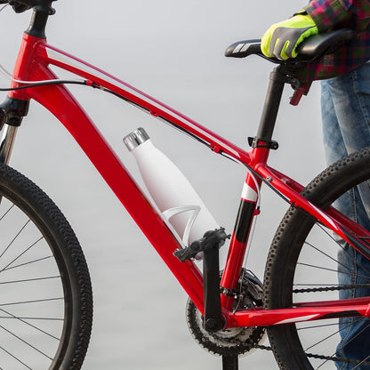 VEGOND 17oz Stainless Steel Water Bottles, Reusable Metal Sports Water Bottle Keeps Drink Hot and Cold, BPA Free Double Wall Vacuum Cola Shape Insulated Water Bottle for Camping Gym, 1 Pack