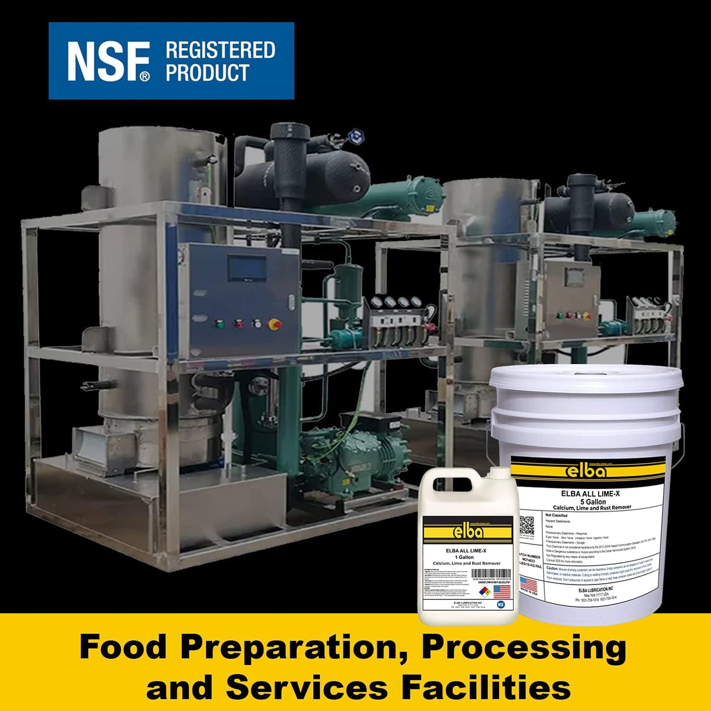 elba CALCIUM LIME SCALE, RUST AND CORROSION REMOVER. CLEANER. DESCALER.(1 GALLON BOTTLE)