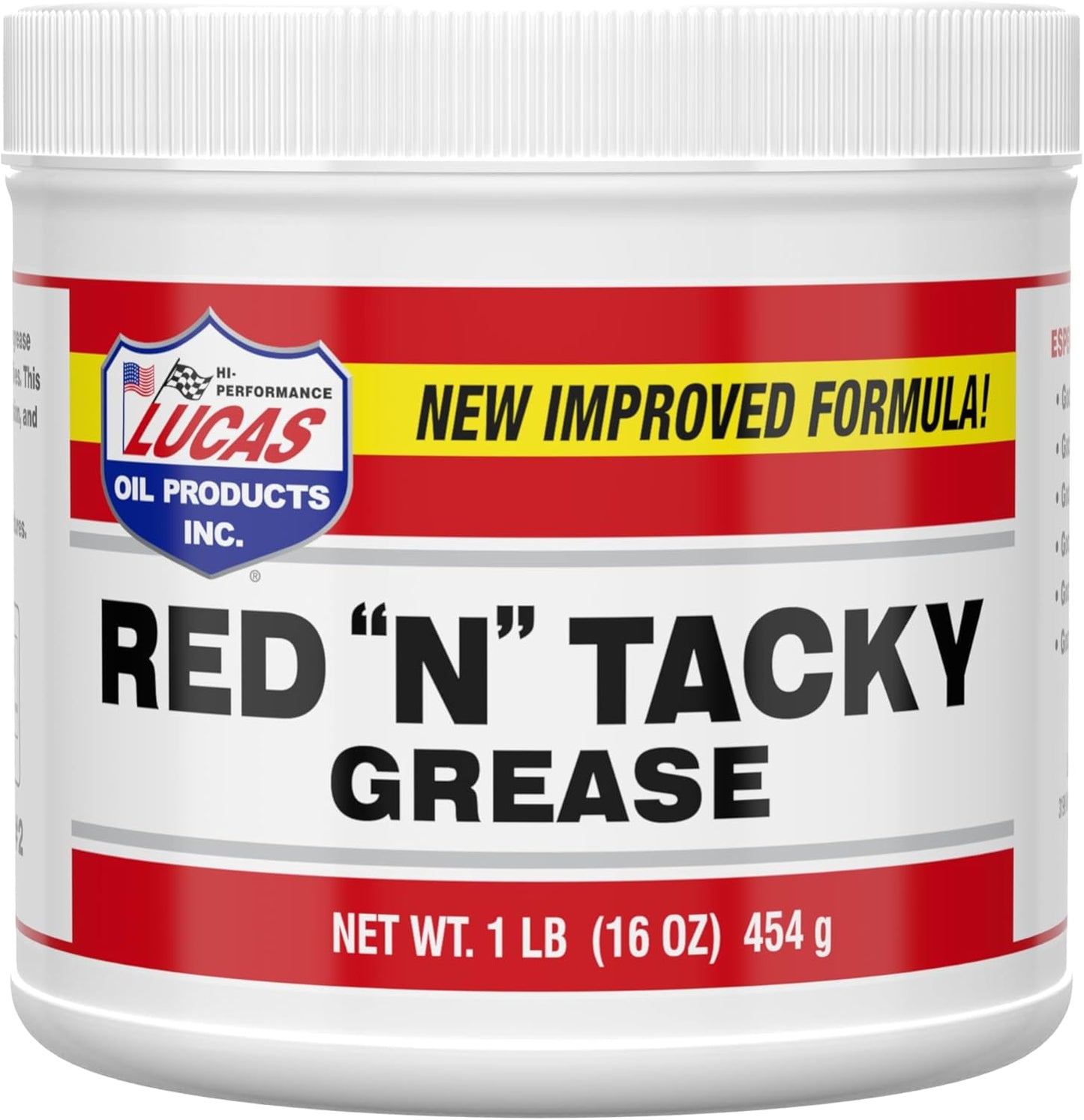 Lucas Oil 10574 Red "N" Tacky Grease - 1 Pound