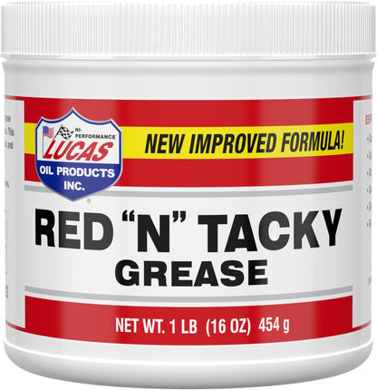 Lucas Oil 10574 Red "N" Tacky Grease - 1 Pound