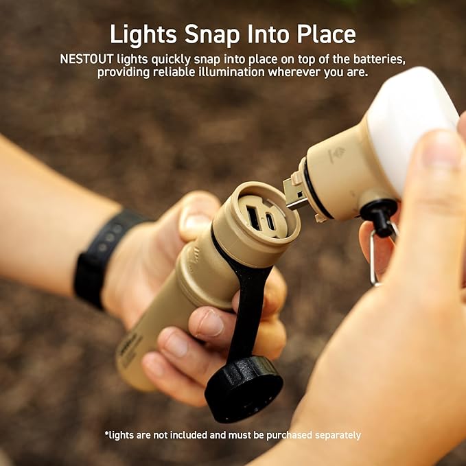 ELECOM NESTOUT Rugged Power Bank, 15000mAh Outdoor Charger, 32W USB C Fast Charging PD, Waterproof IP67, Heavy Duty Shockproof, Tactical Battery Pack for iPhone Tablet Hiking Camping Survival (Black)