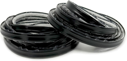 InstaTrim Black New & Improved Caulk Trim, 1/2" by 10', 2-Pack, Flexible, Waterproof for Bathroom, Floors, and Walls | Easy Installation | No Mess, Stain Resistant | Mold Resistant Finish