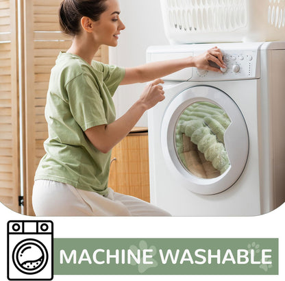 OTOB Couch Cover for Dogs Washable, Non Slip Funny Pet Couch Covers Sofa Slipcovers Cushion Mat, Plush Soft Cozy Pet Friendly Furniture Protector, All Seasons (Matcha Green, 23.6" x 47.2")