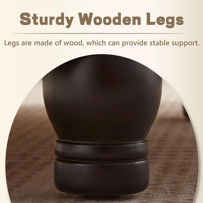 30-Inch Round Storage Ottoman, Modern Ottoman Coffee Table with Removable Top for Living Room, Bedroom, Office (Khaki)