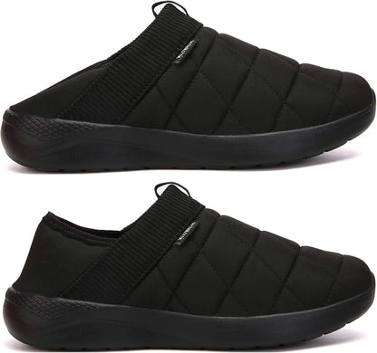 KUBUA Slippers for Men and Womens Indoor House Shoes Plush Slip on Outdoor Garden Loafers