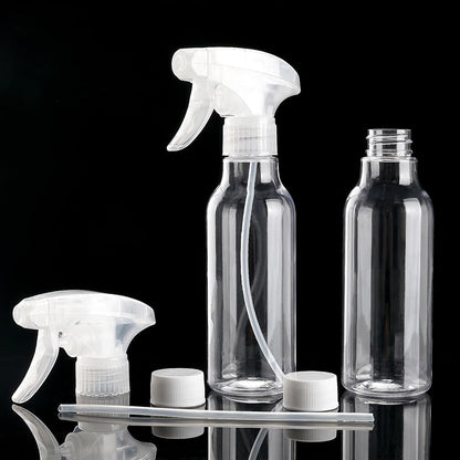 Cosywell Plastic Spray Bottles 8.8oz/260ml 4 Pack Empty Spray Bottle for Cleaning Mist/Stream Heavy Duty Water Spraying Bottle for Cooking Solutions Essential Oils Hair Care(Clear)