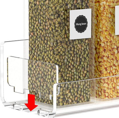 Acrylic Wall Spice Rack Organizer, Seasoning Rack Shelf Organizer, Clear Wall Mounted Spice Rack Condiment Organizer with Additional Removable Middle Divider, 4 Pack…