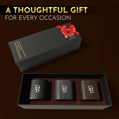 Candle Gift Set – 3 Scented Soy Candles, Clean Burn 50+ Hrs – Flower-Inspired Scents: Amber, Red Tea Wood, Champagne – Bulk Set for Women Giftset, 9.8oz Each, Gift Idea for Women, Home Decor, Birthday