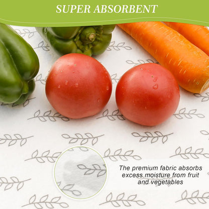 Cooyes 17.7" x 24" Refrigerator Liners Non-Slip Washable Refrigerator Drawer Liners Absorbent Refrigerator Mats Home Kitchen Gadgets Accessories Organization