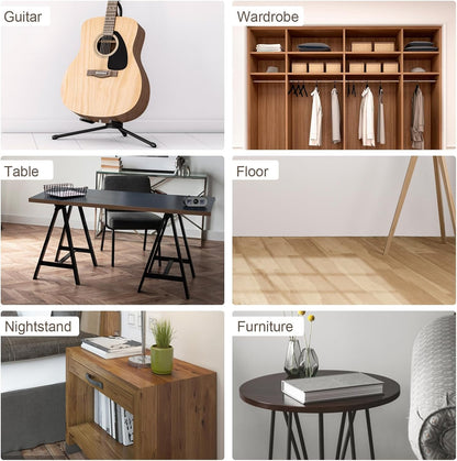 SEISSO Wood Putty, Gray Wood Filler Paintable, Wood Putty Outdoor Waterproof, Wood Repair Putty Stainable, Wood Furniture Repair kit - Restore Wooden Table, Cabinet, Floors, Door