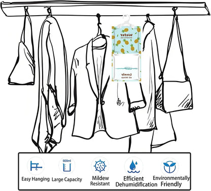 AOPANDA Moisture Absorbers Packets, 8 Pack - Eliminates Musty Odors for Fresher, Cleaner Air, Humidity Packs, Dessicant Packets, Hanging Closet Dehumidifier Bags, Dehumidifier for Bathroom 9.8OZ(Polo）