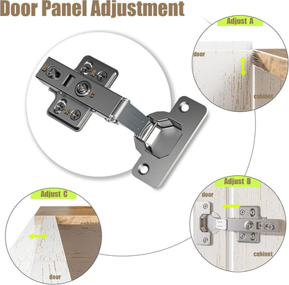 3-Sided Glass Farmhouse Fireplace TV Stand for TVs Up to 100 Inch, Entertainment Center with 36" Electric Fireplace, TV Console with Storage Cabinets for Living Room, Antique White