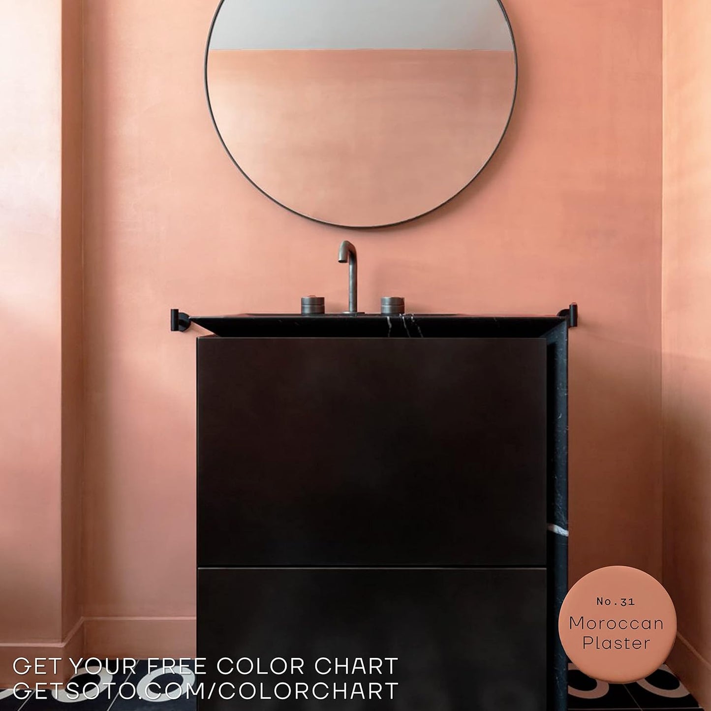 soto Pink Paint Touch Up, Multi-Surface, Matte Finish (No. 31 Moroccan Plaster) - 1.5 Ounces/45 Milliliters of Scratch Repair for Furniture, Walls, Cabinets, Trim, Doors, Indoor/Outdoor