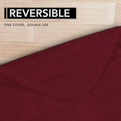 Easy-Going Sectional Couch Covers for Dogs L Shape Sofa Cover Reversible Sofa Slipcover Chaise Lounge Cover Furniture Protector Cover for Pets Dog Cat (42 x 68 inches, Christmas Red/Christmas Red)