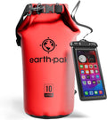 Earth Pak Waterproof Dry Bag - Roll Top Waterproof Backpack Sack Keeps Gear Dry for Kayak with Waterproof Phone Case