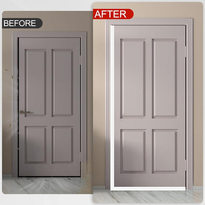 MYFAMIREA Door Weather Stripping 2IN (W) x 10FT (L) Door Draft Stopper Seal Tape Silicone Seal Strip Self Adhesive Shower Sweep Insulation Tape Side Bottom Strip for Sliding Glass Window Gap, White