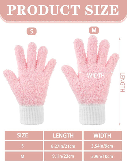 Bencailor 3 Pairs Microfiber Plant Dusting Gloves Leaf Cleaning Gloves for Indoor Plants, Blinds, Furniture, House