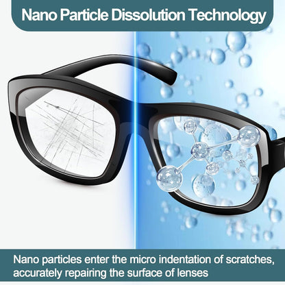 Eyeglass Scratch Remover for Lenses, Eyeglass Cleaner Spray, Glasses Lens Scratch Remover for Eyeglasses, Sunglasses Cleaning Kit (2PCS)