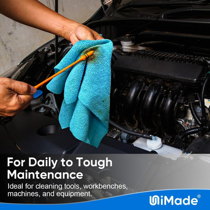 Microfiber Cleaning Cloth, 150PK Reusable Shop Rags Bulk Microfiber Cleansing Cloth Lint Free Cleaning-Towel for Car Kitchen Automotive Bar Mechanic Restaurant Garage,11.5"x11.5",Multicolor