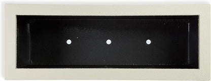 PolyStone Milan Tall Modern Outdoor/Indoor Rectangular Trough Planter, 46" L X 17" W X 19" H, Lightweight, Heavy Duty, Weather Resistant, Polymer Finish, Commercial and Residential (Greige)