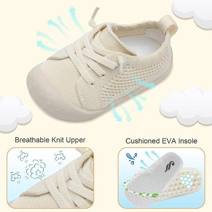 JIASUQI Baby Shoes for Toddler Boys Girls Sneakers Slip on Walking Shoes for Babies