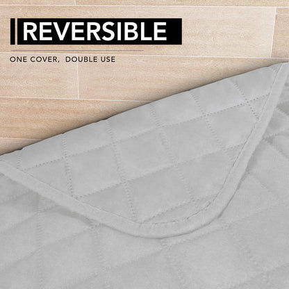 Easy-Going Sectional Couch Covers for Dogs L Shape Sofa Cover Reversible Sofa Slipcover Chaise Lounge Cover Furniture Protector Cover for Pets Dog Cat (42 x 68 inches, Light Gray/Light Gray)