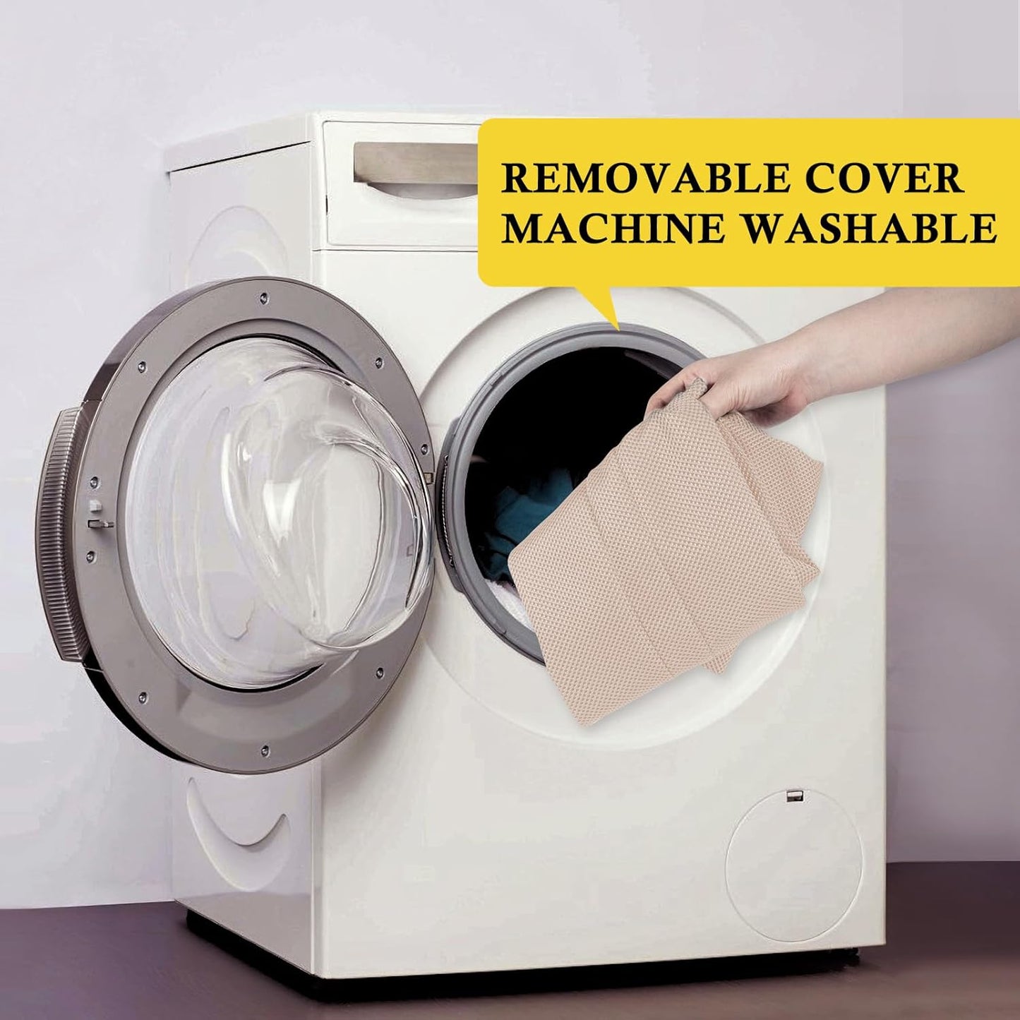 fowong Door Draft Stopper 30" to 36" Adjustable Draft Stopper for Bottom of Doors, Soundproofing Noise Blocker, Easy to Install, Pink