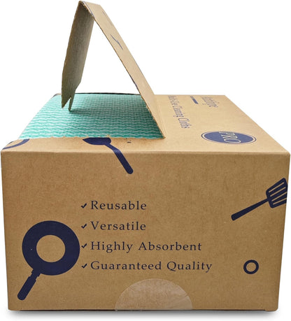 Heavy Duty Wipes Dish Cloths 50Pieces Reusable Wipes Multi-use Cleaning Cloths Towels