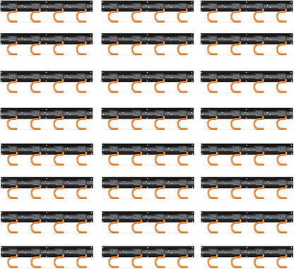 3-H 24×16" All Metal Garden Tool Organizer, Garage Tool Organizer, Broom Holder Wall Mount for Garage, Shed, Garden, Basement Hanging and Organizing Rake, Mop, Shovel, Hose