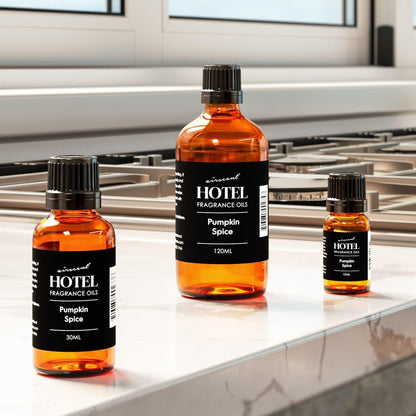 AirScent Pumpkin Spice Diffuser Oil - Pumpkin Spice Essential Oil Blend for Ultrasonic and Waterless Diffusers and Crafting - 30 mL, 1 fl oz Glass Dropper Bottle - Fall Scents