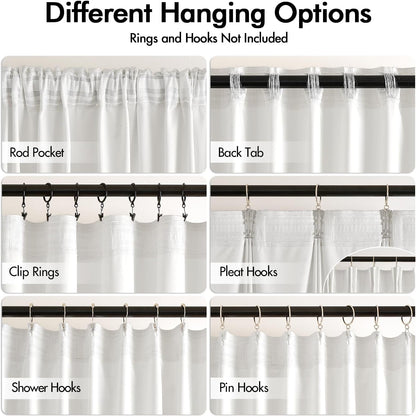 MIULEE White Velvet Curtains 84 inches Long 2 Panels - Luxury Pinch Pleated Room Darkening Window Drapes for Bedroom Living Room Thermal Insulated Super Soft, Back Tab Rod Pocket Elegant Decor