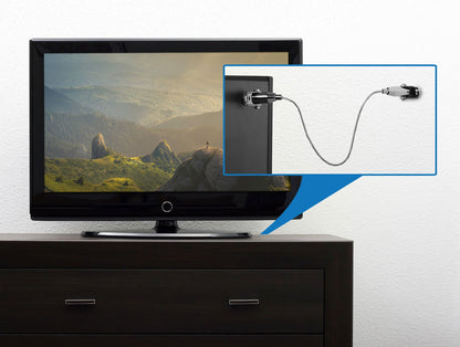 Mount-It! Furniture Anti-Tip Anchor - Steel Child Safety Straps | Secure Wall Anchors for Bookshelf, Dresser, Cabinet, Earthquake Protection for Babies and Pets, 2 Pack, Hardware Included