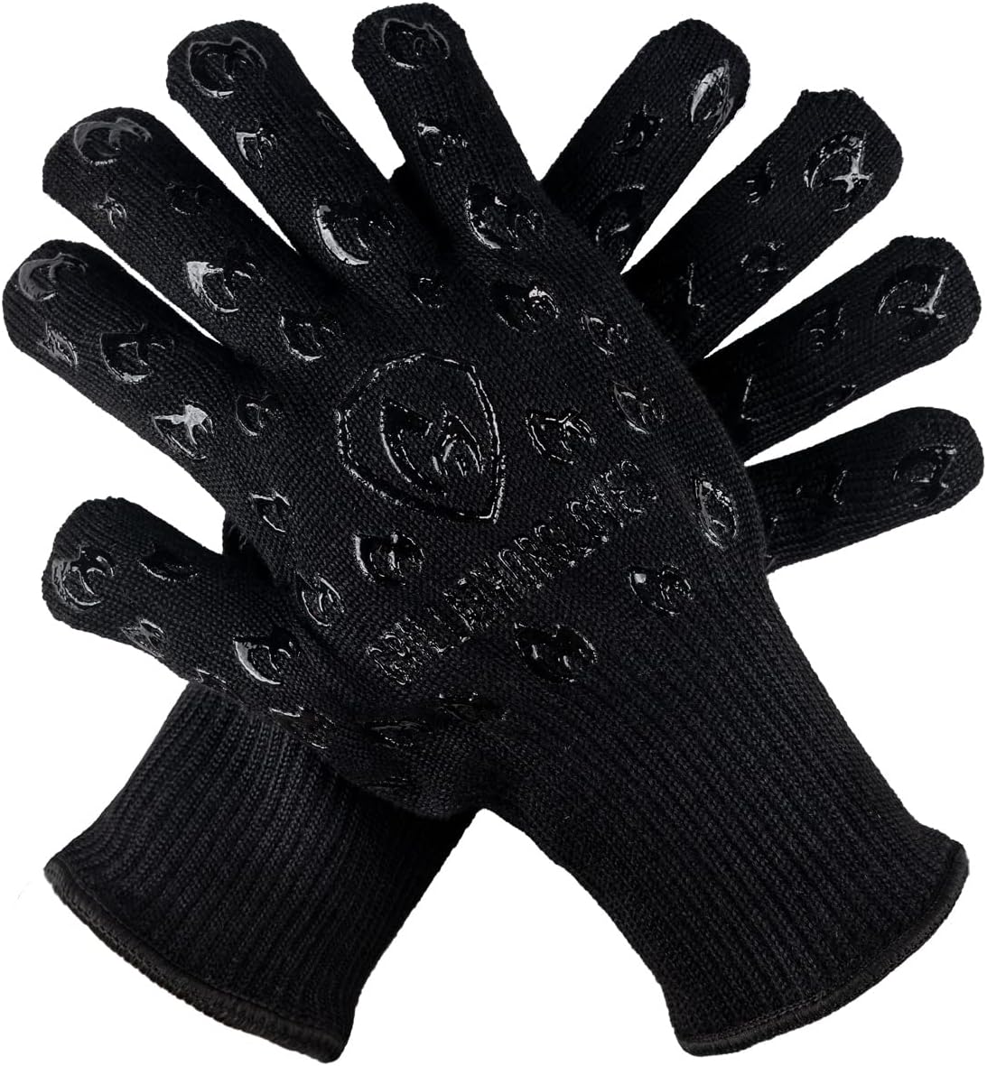 Grill Armor Oven Gloves 932°F Extreme Heat & Cut Resistant Oven Mitts with Fingers for BBQ, Cooking, Grilling, Baking – Accessory for Smoker, Cast Iron, Fire Pit, Camping, Fireplace, Griddle & More