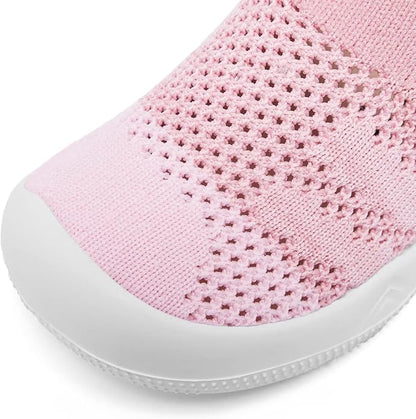 Eashi Baby Boy Girl Non-Skid Indoor Infant Walking Shoes Breathable Warm Elastic Sock Shoes with Memory Sole Protect Toes Outdoor Sneakers