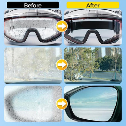 Micromolecular Anti-Fog Coating Wiper–Keeps Your Windshield Clear & Fog, Car Anti-Fog Agent with Applicator, Magic Gem Coating Glass, Anti Fog for Car Windshield,Windows,Mirrors,Glasses (2PCS)