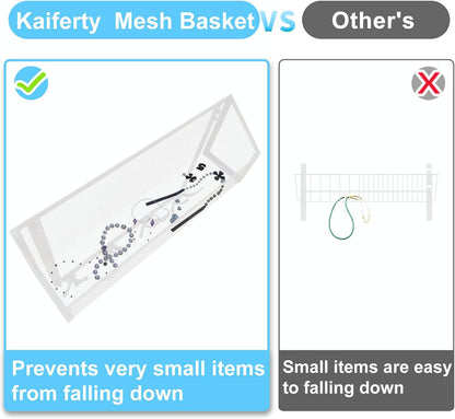 Over The Door Hooks Organizer, Coat Rack Over The Door Storage Hanger Towel Rack, Back of Door Storage Organizer for Bathroom,Bedroom,Kitchen,Office (White 2-Tier)