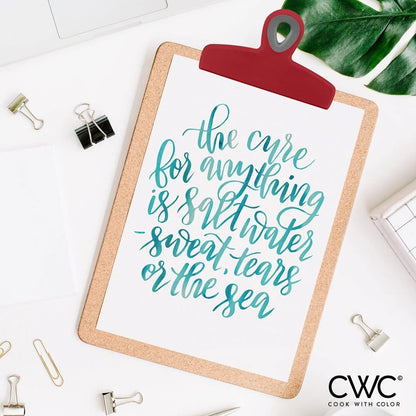 COOK WITH COLOR Bag Clips - Heavy Duty Chip Clip and Refrigerator Magnet Clips for Food Storage with Air Tight Seal Grip, Red, Pack of 4 Large Clips