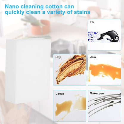 Magic Sponge Eraser,Multi-Functional Household Cleaning Kitchen Dish Sponge for Furniture (2X-100)