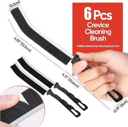Crevice Cleaning Brush,Multifunctional Cleaning Brush Tool, Bathroom Gap Brush, Small Cleaning Brush, Grout Brush, Kitchen Brush, Cleaning Tools for Toilet, Bathroom, Home, Bathtub, Sink, Household