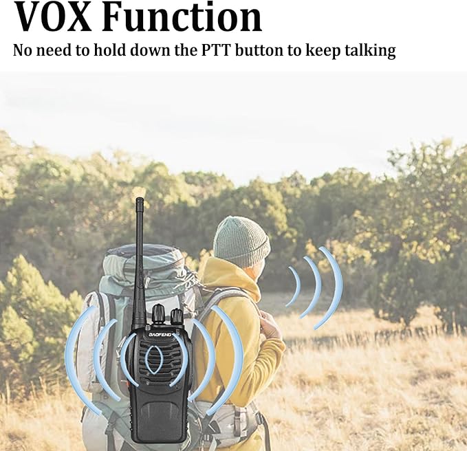 BAOFENG BF-888S Plus Walkie Talkie with Wireless Copy Frequency Type C Charging Walkie Talkie 16 Channel 1500mAh Adults Long Range Handheld Two-Way Radio for Team Business Hunting(Black,12PCS)