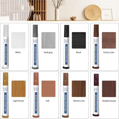 Multi-Color Wood Filler Kit | Professional Repair for Furniture & Flooring | Non-Toxic Fast-Drying Putty (Tools Included)