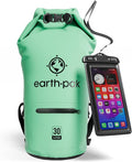 Earth Pak Waterproof Dry Bag with Zippered Pocket - Waterproof Dry Bag Backpack Keeps Gear Dry